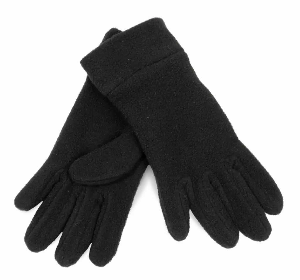 Fleecehandschoenen voor kind, black — productfoto 2