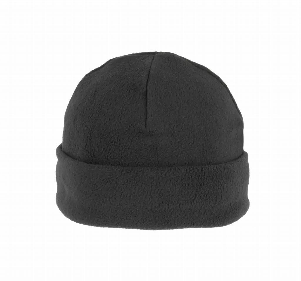 Gerecyclede fleecemuts met omslag, dark grey — productfoto 7