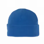 Gerecyclede fleecemuts met omslag, royal blue — productfoto 10