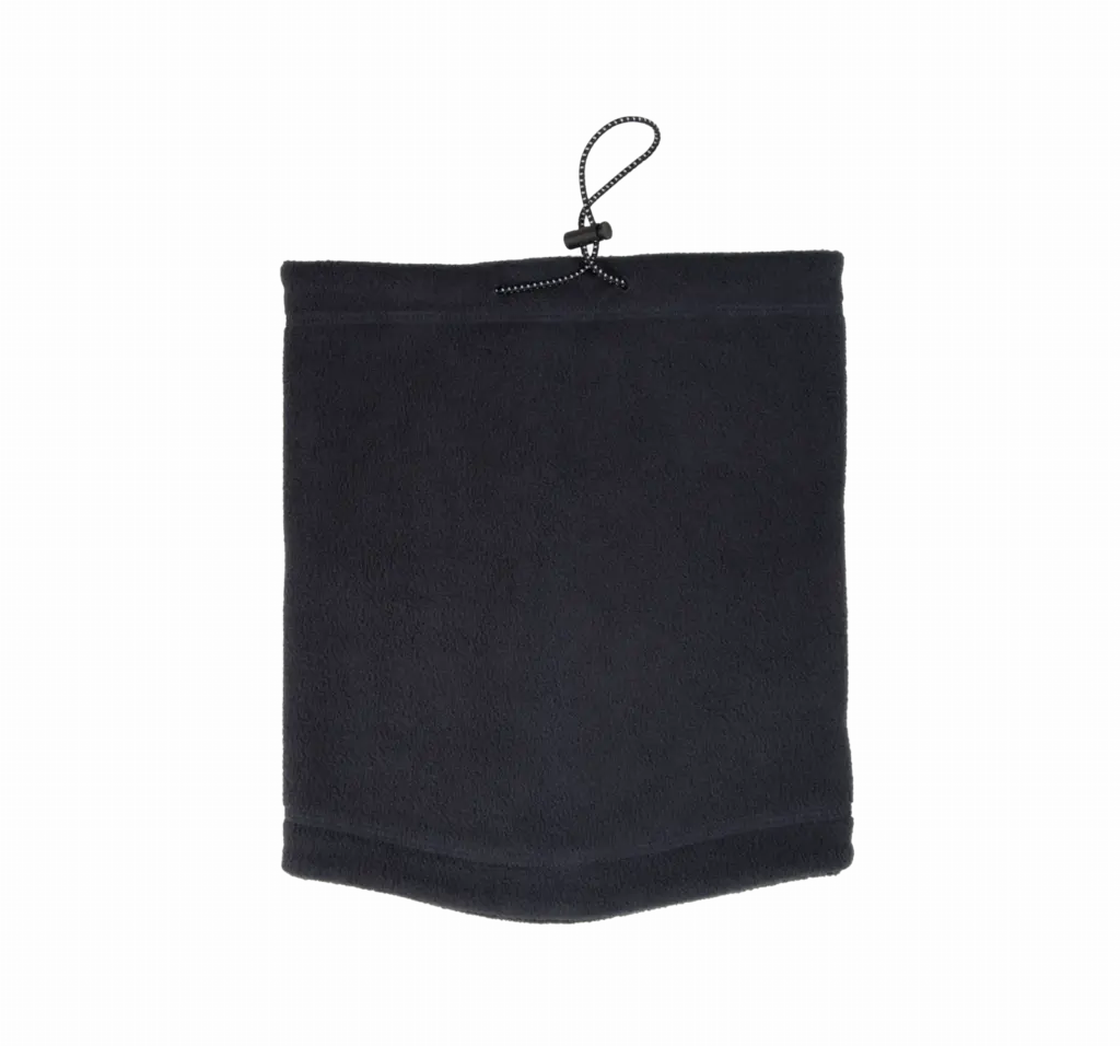 Gerecyclede fleece halswarmer, navy — productfoto 3