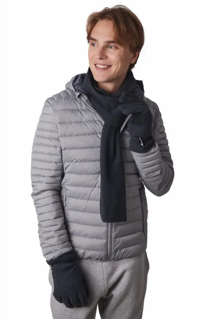 Gerecyclede fleecesjaal — productfoto 2