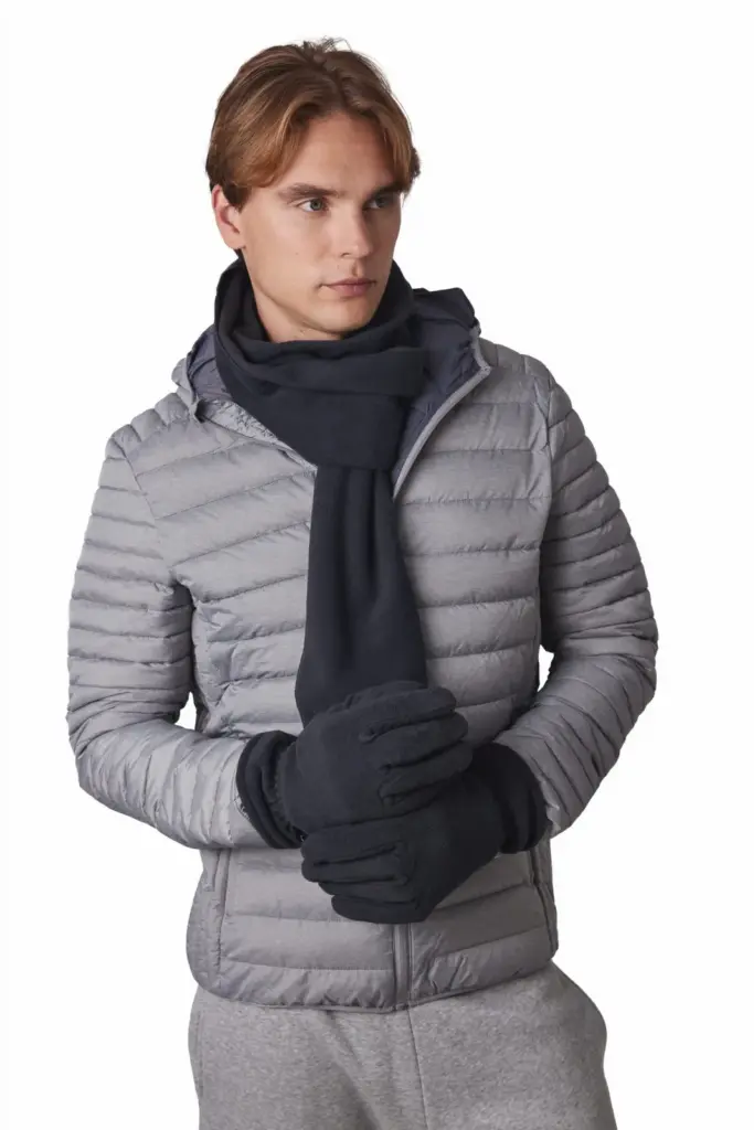 Gerecyclede fleecesjaal — productfoto 4