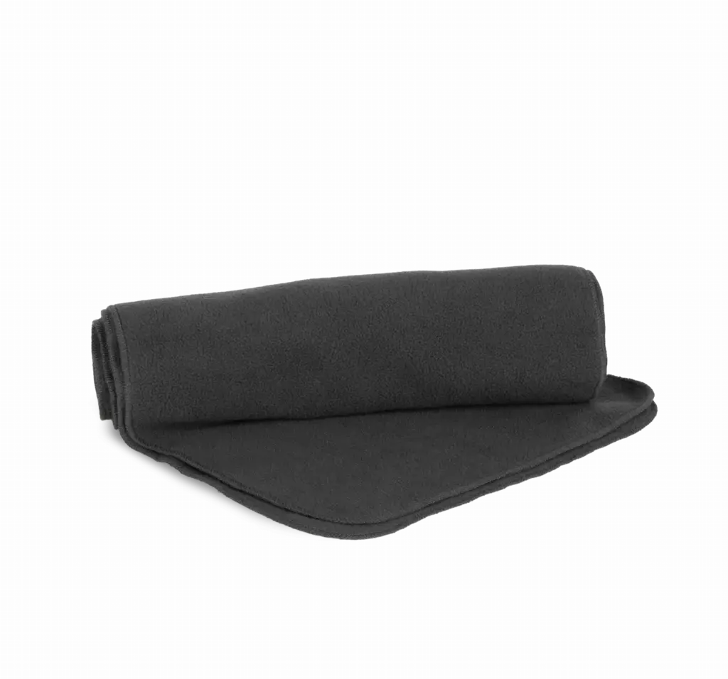 Gerecyclede fleecesjaal, dark grey — productfoto 6