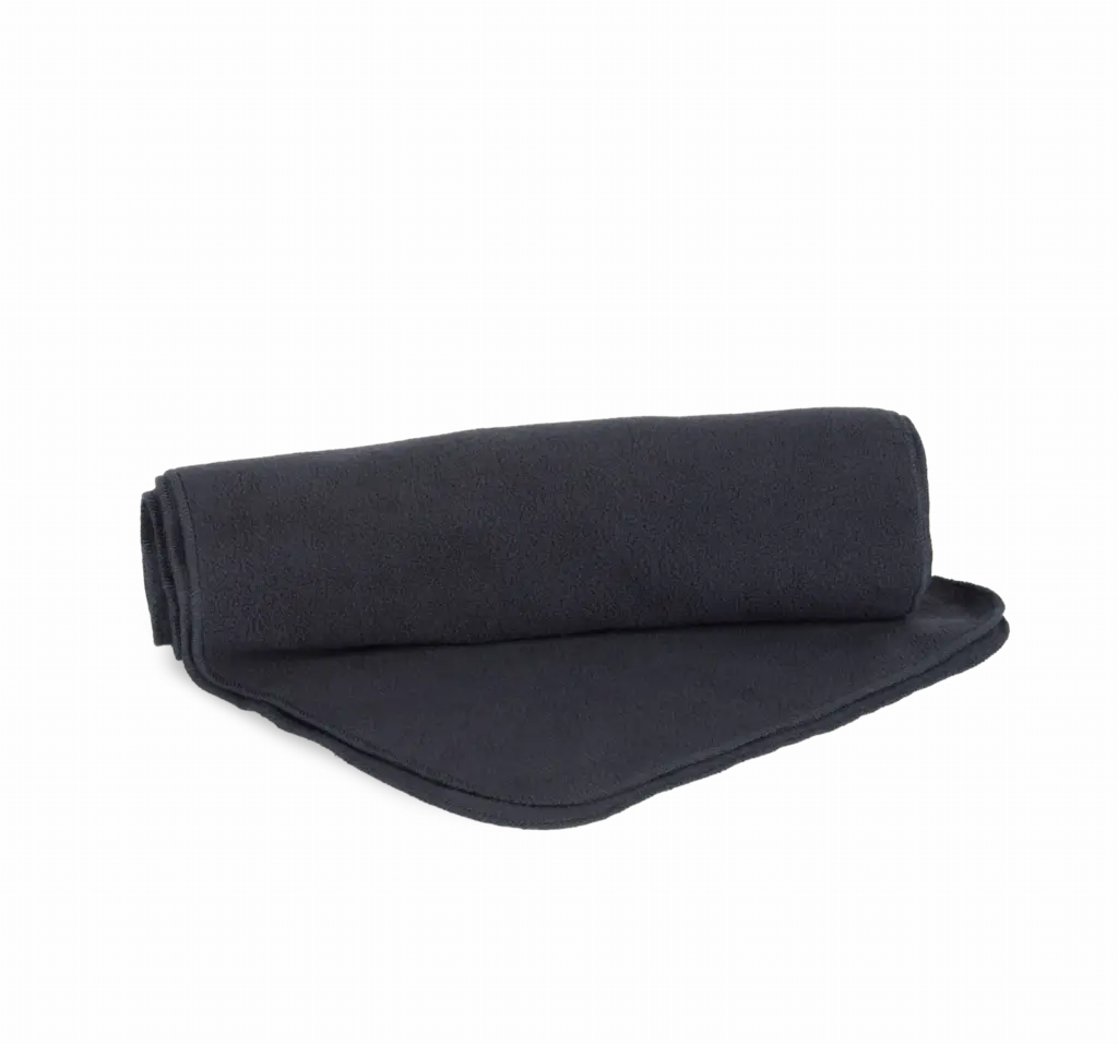 Gerecyclede fleecesjaal, navy — productfoto 7