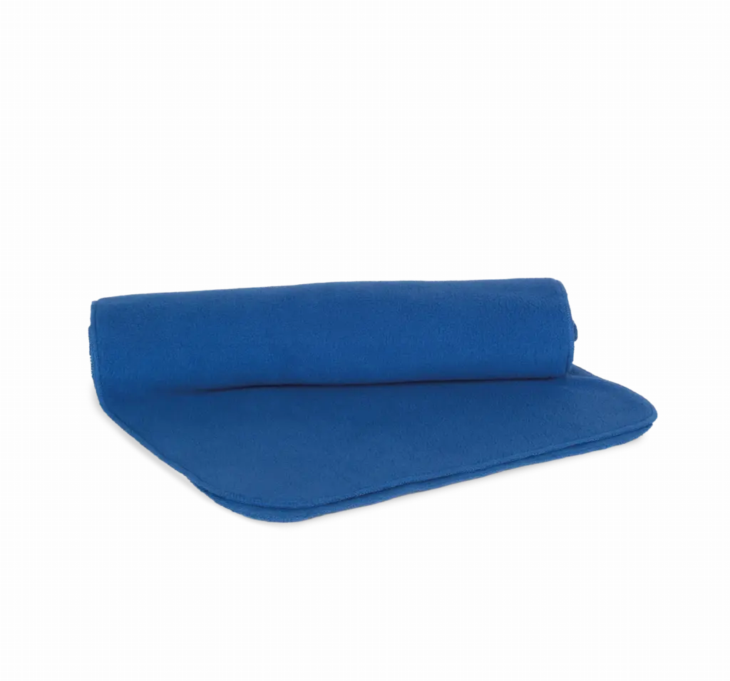 Gerecyclede fleecesjaal, royal blue — productfoto 9