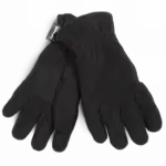 Handschoenen van thinsulate en gerecycled polyester, black — productfoto 1