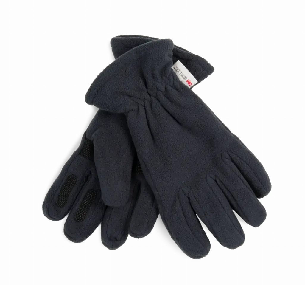 Handschoenen van thinsulate en gerecycled polyester, navy — productfoto 3