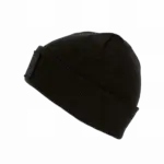 Gerecyclede muts met patch, black — productfoto 5