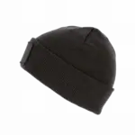 PS_KP890-S_DARKGREY - Hidalgo Gerecyclede muts met patch, dark grey — productfoto 6