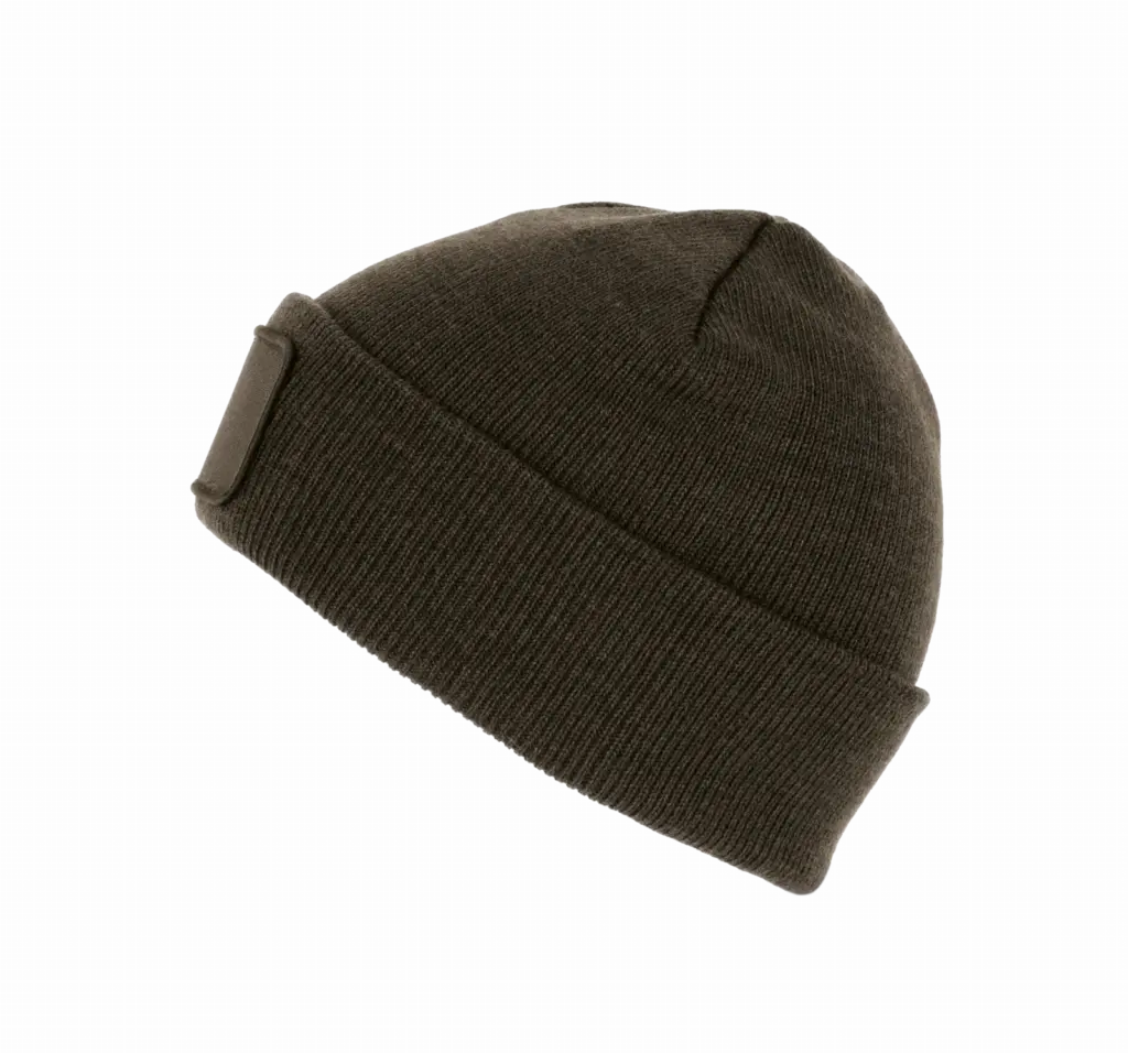 PS_KP890-S_DARKKHAKI - Hidalgo Gerecyclede muts met patch, dark khaki — productfoto 7