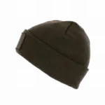 PS_KP890-S_DARKKHAKI - Hidalgo Gerecyclede muts met patch, dark khaki — productfoto 7