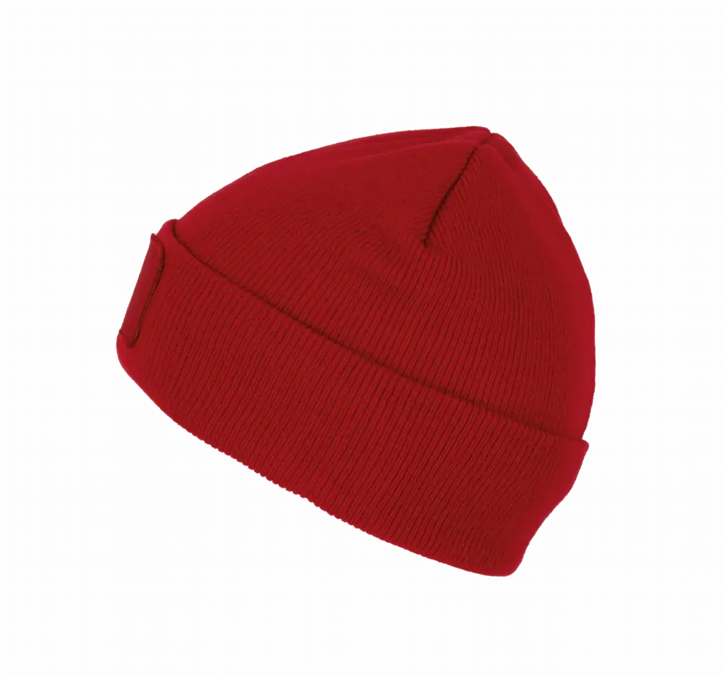Gerecyclede muts met patch en Thinsulate™-voering — productfoto 12