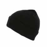 Gerecyclede muts met patch en Thinsulate™-voering, black — productfoto 5