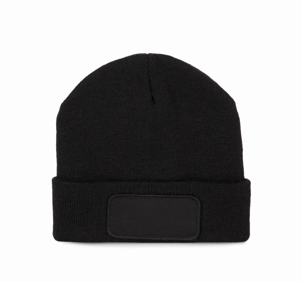 Recycling-Beanie KP891 bedrucken Thinsulate Patch One-size — Produktfoto 6