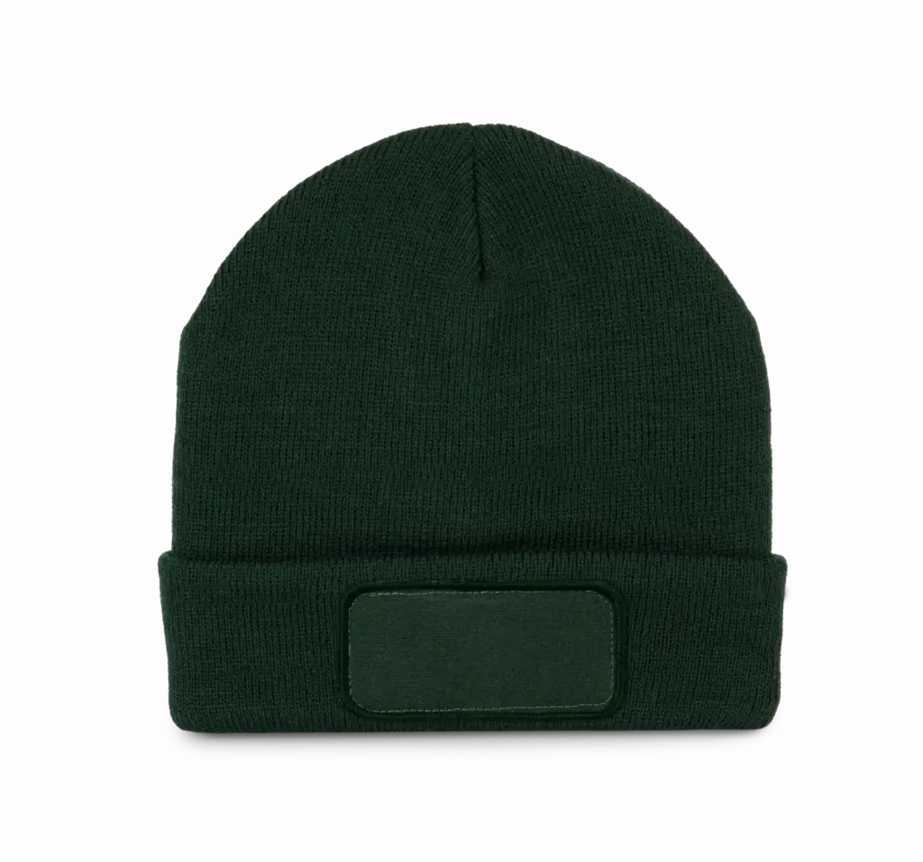 Recycling-Beanie KP891 bedrucken Thinsulate Patch One-size — Produktfoto 9