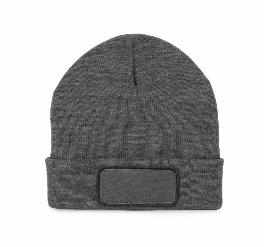 Recycling-Beanie KP891 bedrucken Thinsulate Patch One-size — Produktfoto 10