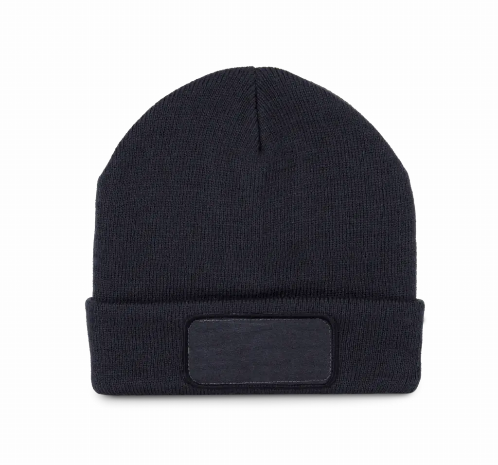 Recycling-Beanie KP891 bedrucken Thinsulate Patch One-size — Produktfoto 11