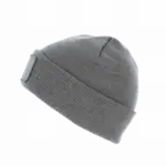 Gerecyclede muts met patch en Thinsulate™-voering, oxford grey — productfoto 11