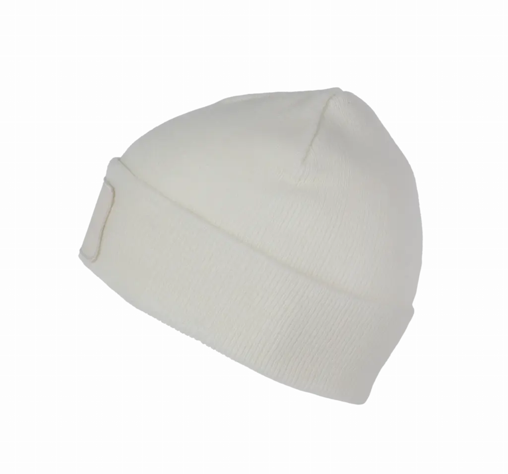 Gerecyclede muts met patch en Thinsulate™-voering, white — productfoto 14