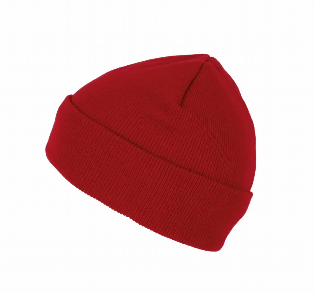 PS_KP892-S_RED - Hidalgo Gerecyclede muts met gebreide omslag — productfoto 12