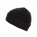 Gerecyclede muts met gebreide omslag, black — productfoto 5