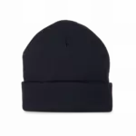 Gerecyclede muts met gebreide omslag, navy — productfoto 11