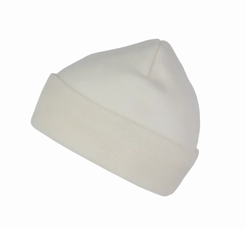 PS_KP892-S_WHITE - Hidalgo Gerecyclede muts met gebreide omslag, white — productfoto 14