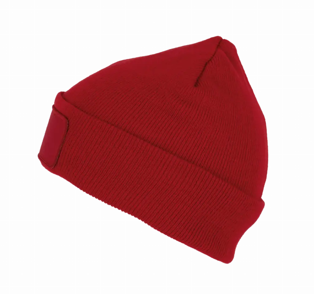 PS_KP894-S_RED - Hidalgo Muts met patch en Thinsulate-voering — productfoto 12