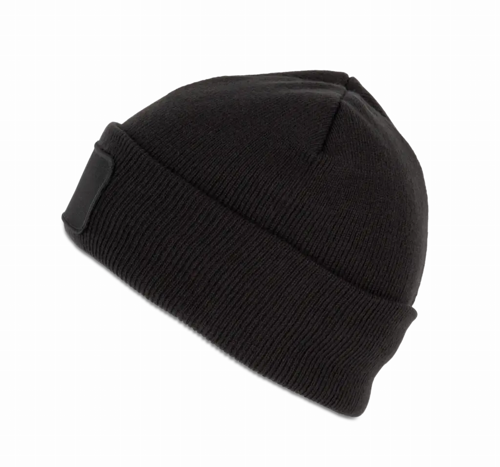 PS_KP894-S_BLACK - Hidalgo Muts met patch en Thinsulate-voering, black — productfoto 5