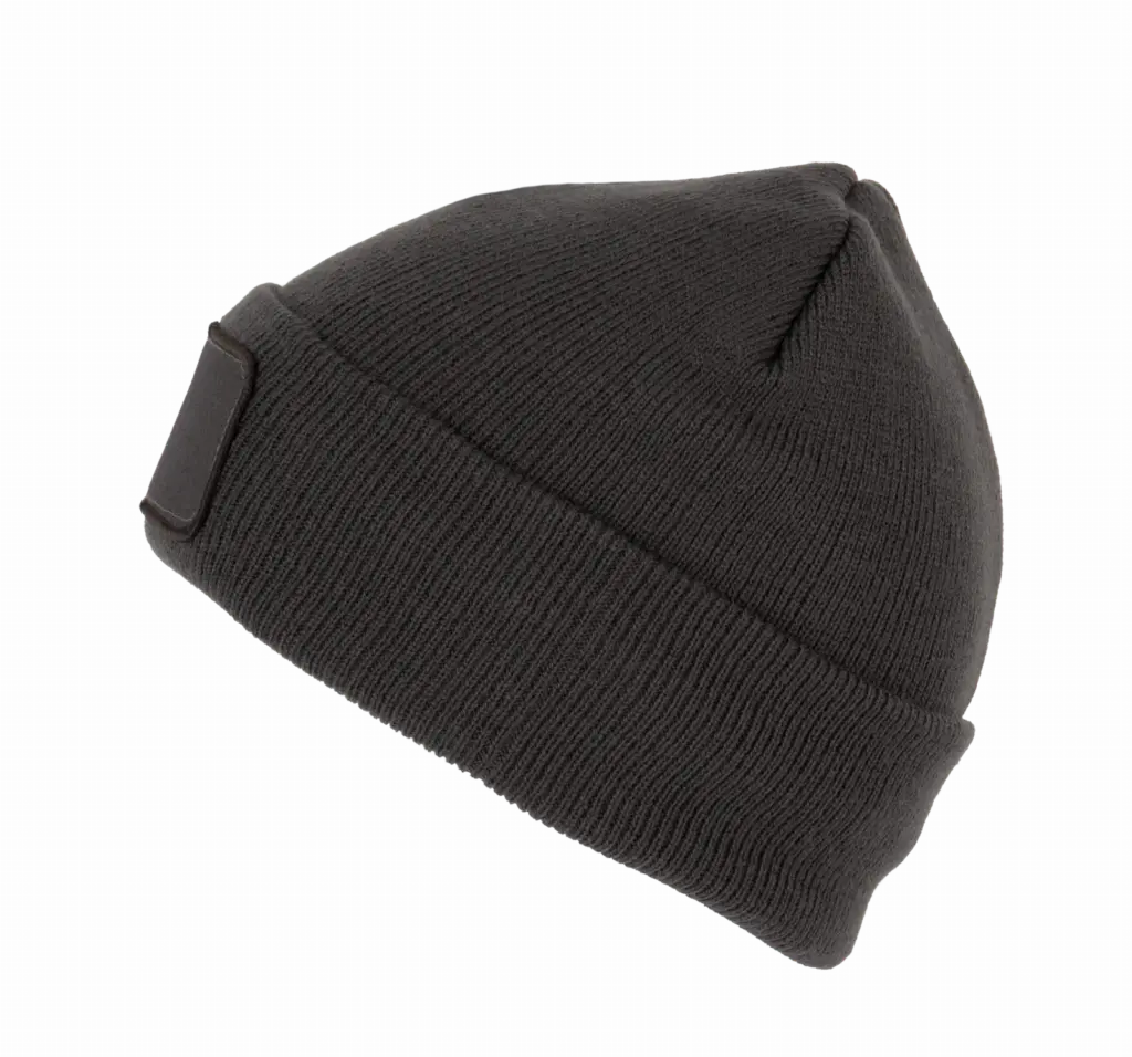 PS_KP894-S_DARKGREY - Hidalgo Muts met patch en Thinsulate-voering, dark grey — productfoto 6