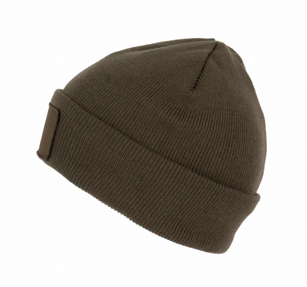 PS_KP894-S_DARKKHAKI - Hidalgo Muts met patch en Thinsulate-voering, dark khaki — productfoto 7