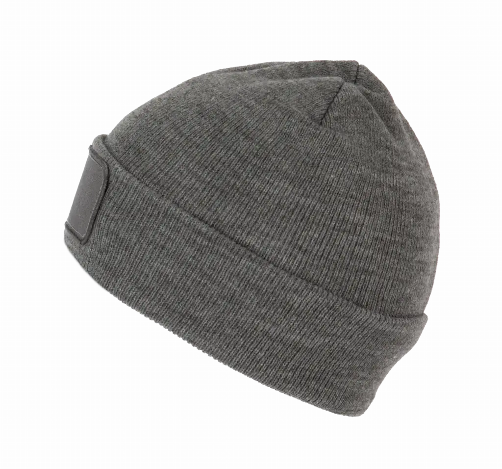 PS_KP894-S_GREYHEATHER - Hidalgo Muts met patch en Thinsulate-voering, grey heather — productfoto 9