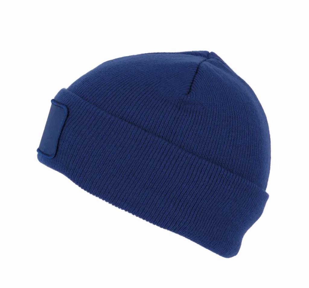 PS_KP894-S_ROYALBLUE - Hidalgo Muts met patch en Thinsulate-voering, royal blue — productfoto 13