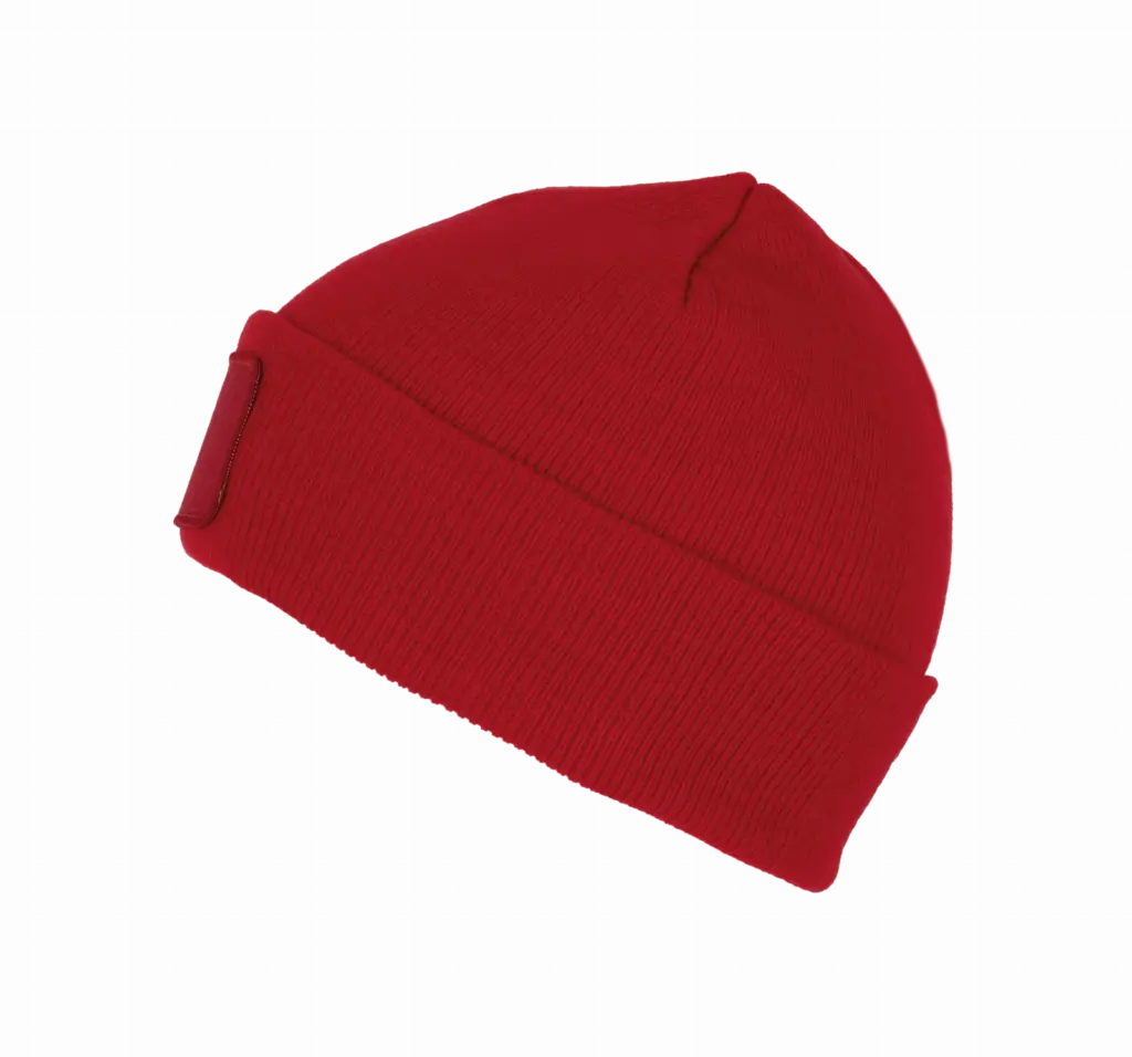 PS_KP895-S_RED - Hidalgo Muts met patch — productfoto 12