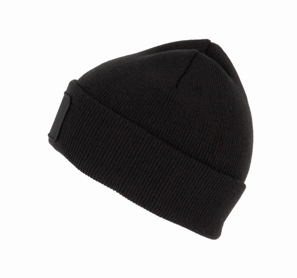 PS_KP895-S_BLACK - Hidalgo Muts met patch, black — productfoto 5
