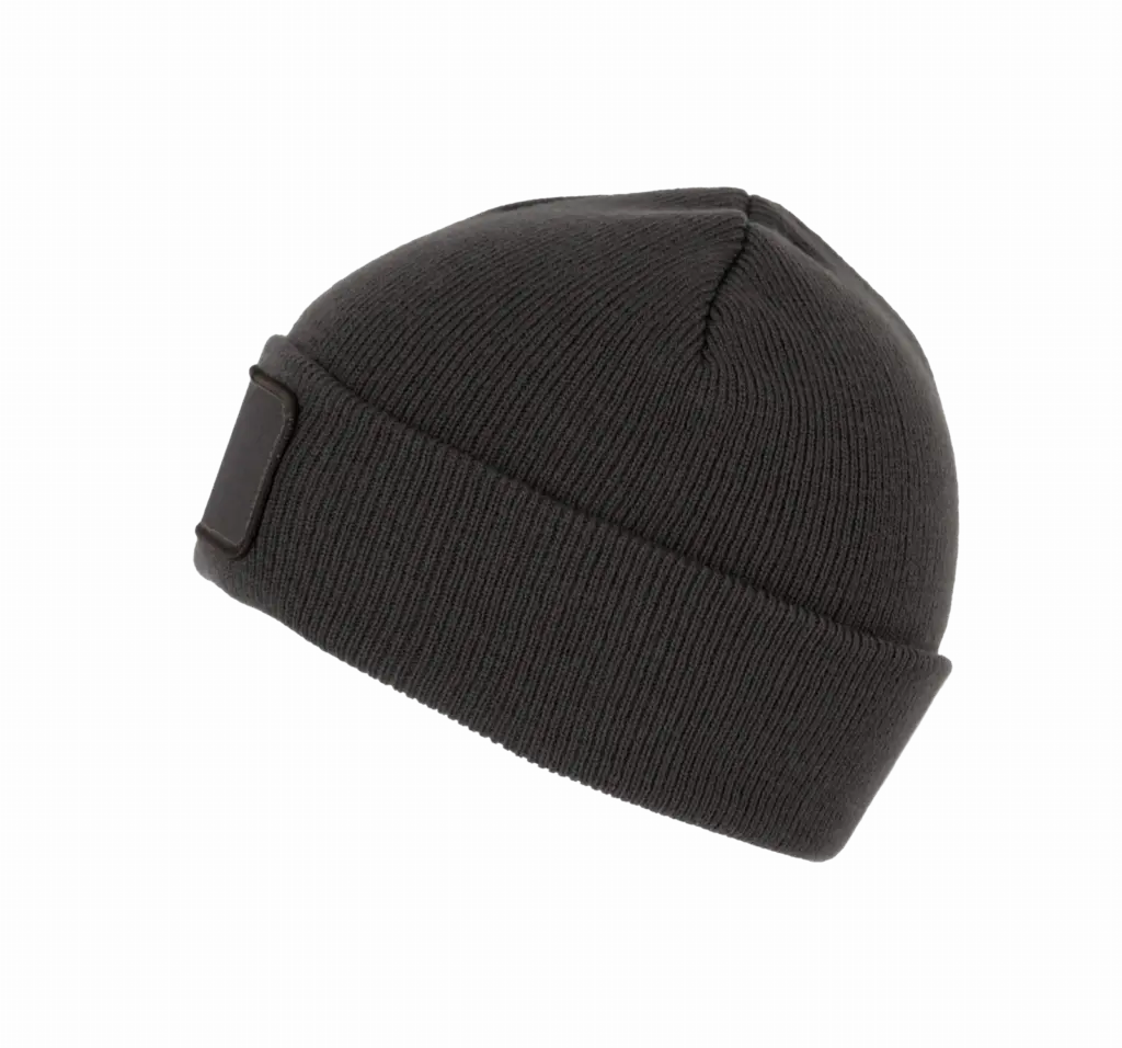 PS_KP895-S_DARKGREY - Hidalgo Muts met patch, dark grey — productfoto 6
