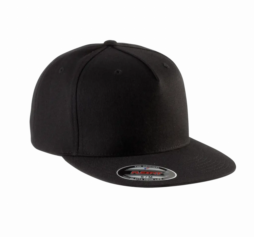 Flexfit Cap KP908 bedrucken Flat Visor 5-Panel S-M L-XL — Produktfoto 6