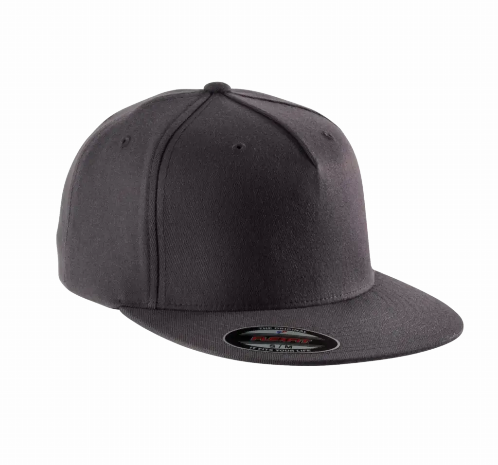 Flexfit Cap KP908 bedrucken Flat Visor 5-Panel S-M L-XL — Produktfoto 7