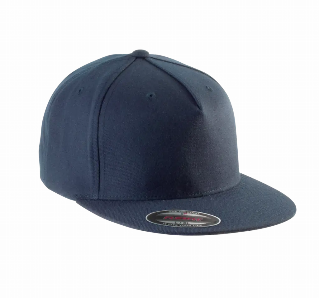 Flexfit Cap KP908 bedrucken Flat Visor 5-Panel S-M L-XL — Produktfoto 8
