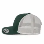 PS_KP912-S_FORESTGREEN-LIGHTGREY - Hidalgo-werbeartikel Flexfit Truckerpet retromodel - 6 panelen, forest green / light grey — productfoto 7