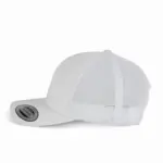 PS_KP912-S_WHITE - Hidalgo-werbeartikel Flexfit Truckerpet retromodel - 6 panelen, white — productfoto 12
