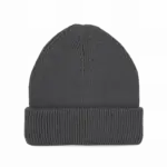Geribde muts met dubbele omslag, cement grey — productfoto 8