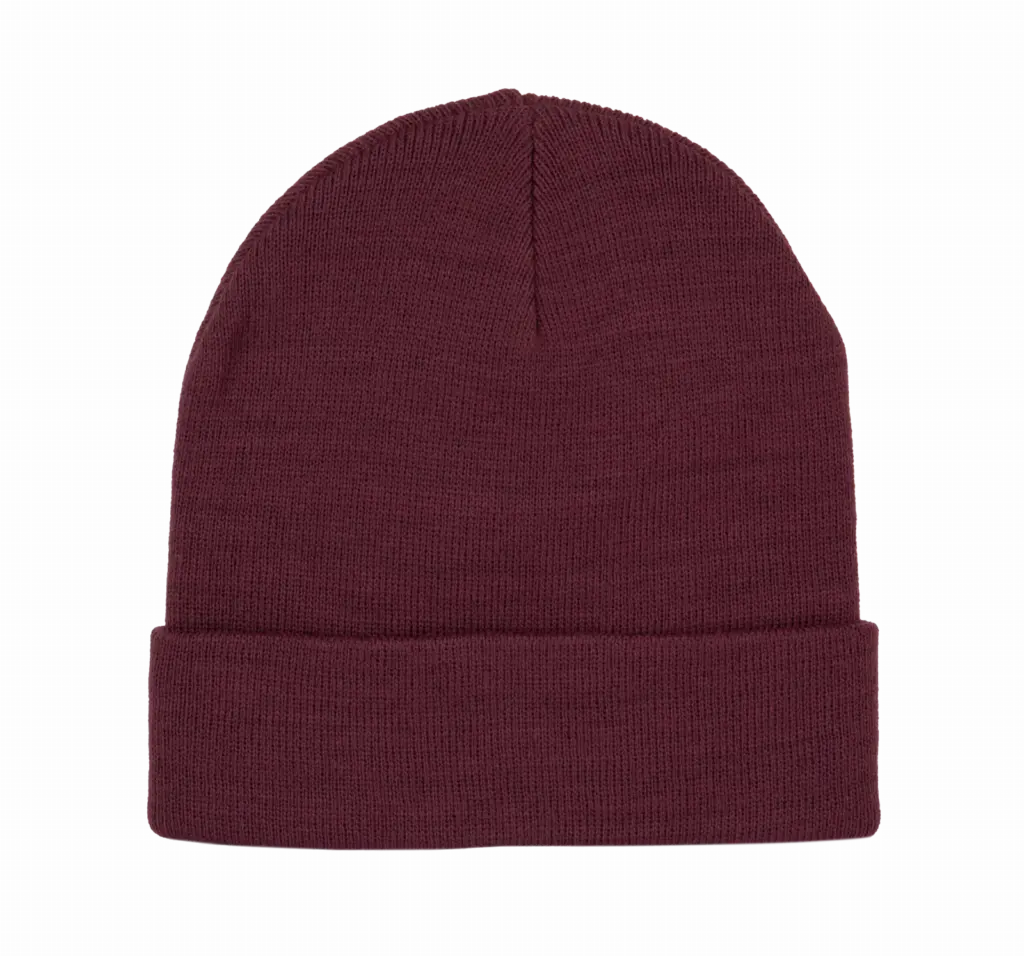 Fijn gebreide muts, dark cherry — productfoto 9