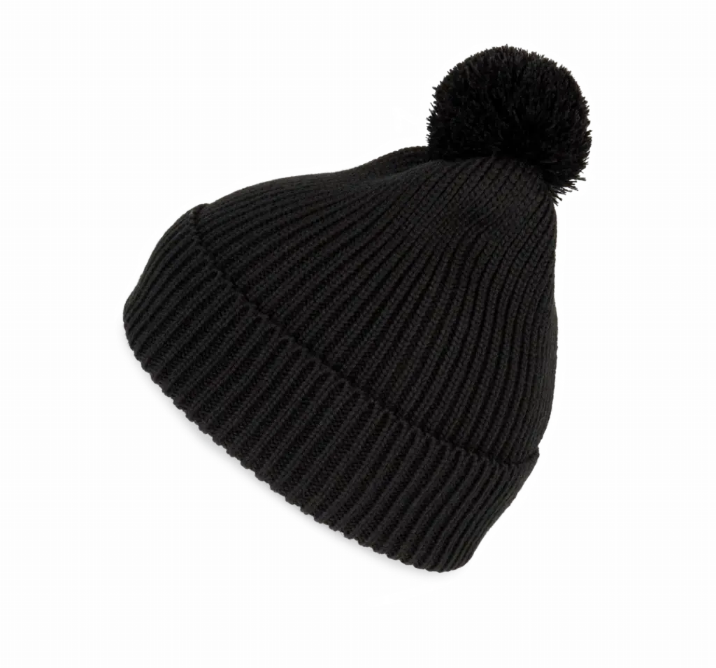 Muts met pompon, black — productfoto 5