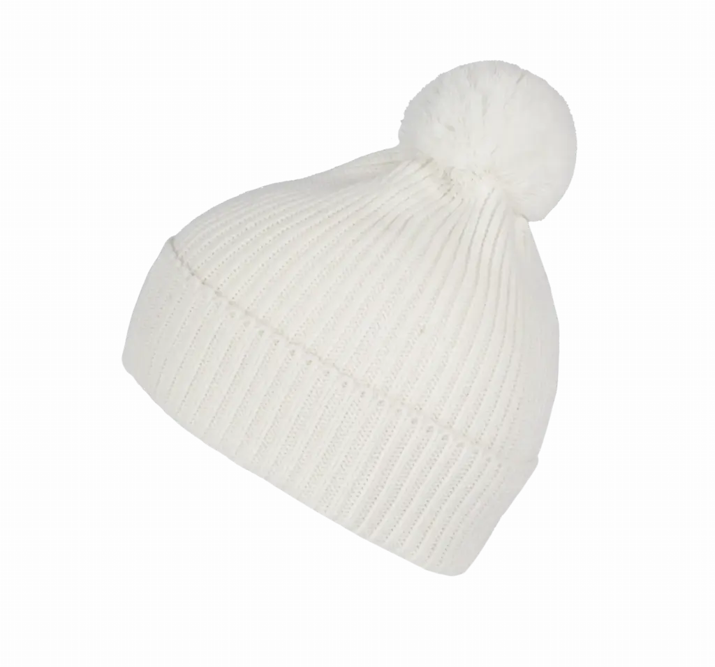Muts met pompon, off white — productfoto 8