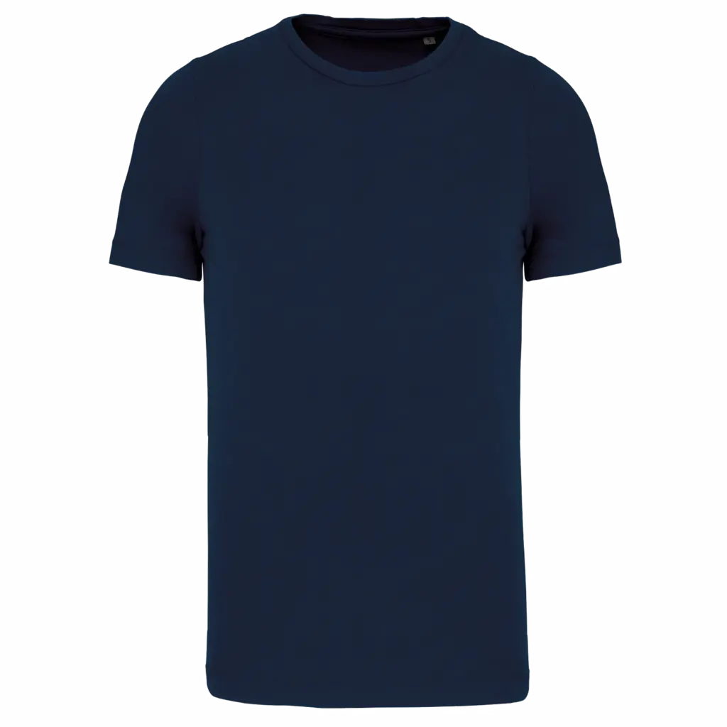 Heren-T-shirt met korte mouwen, vintage navy — productfoto 4