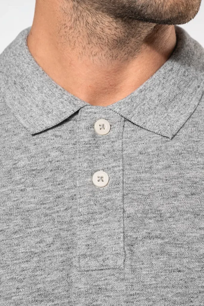 Vintage herenpolo met korte mouwen — productfoto 2