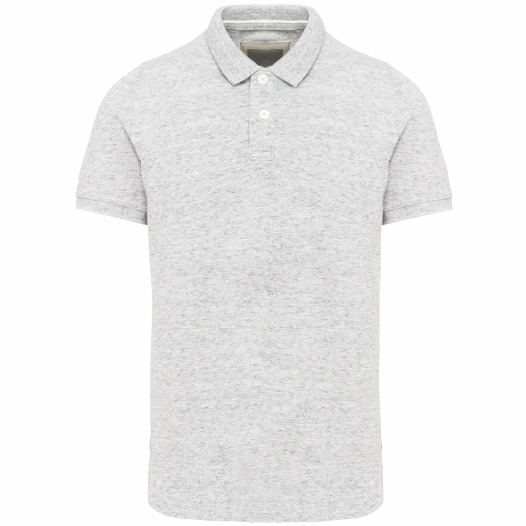 Herren Polo bedrucken KV2206 Vintage Piqué Baumwolle S-3XL — Produktfoto 6