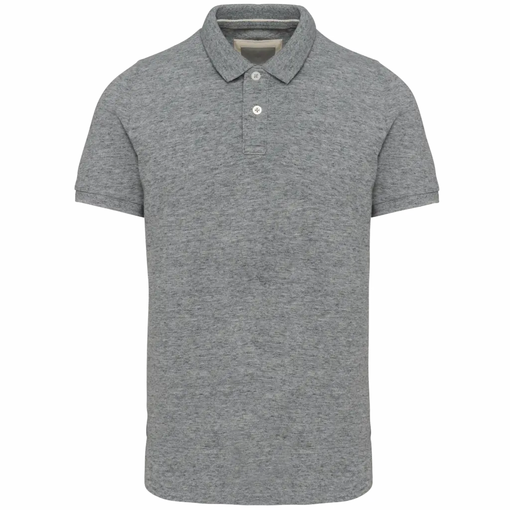 Herren Polo bedrucken KV2206 Vintage Piqué Baumwolle S-3XL — Produktfoto 8