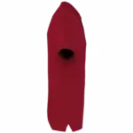 Vintage herenpolo met korte mouwen, vintage dark red — productfoto 8